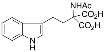  α-Acetamino-α-carboxy-(3-indole)-butyric Acid - Chemical structure and product image