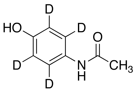 Acetaminophen-d4 (major) - Chemical structure and product image