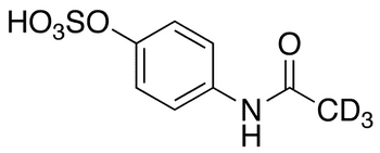 4-Acetaminophen-d3 Sulfate - Chemical structure and product image