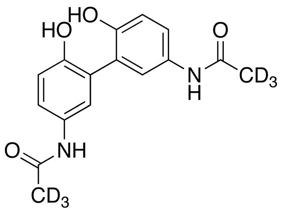 Acetaminophen Dimer-d6 - Chemical structure and product image