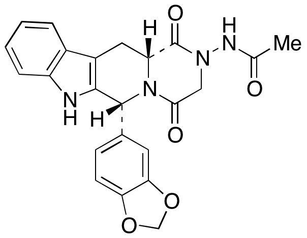  Acetaminotadalafil - Chemical structure and product image