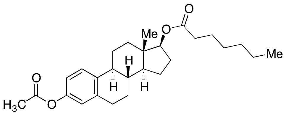 3-Acetate-17-heptanoate-estradiol - Chemical structure and product image
