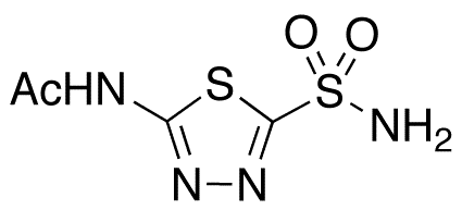Acetazolamide - Chemical structure and product image