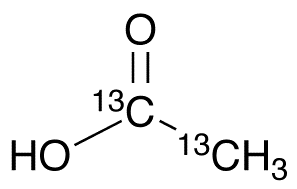  Acetic Acid-13C2 - Chemical structure and product image