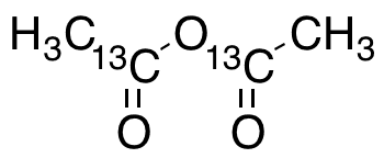  Acetic Anhydride-1,1’-13C2 - Chemical structure and product image