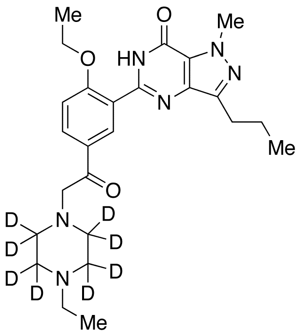  Acetildenafil-d8 - Chemical structure and product image
