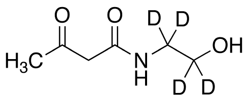 β-(N-Acetoacetylamino)ethanol-d4 - Chemical structure and product image