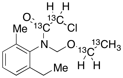  Acetochlor-13C4 - Chemical structure and product image