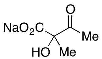  2-Hydroxy-2-methyl-3-oxo-butanoic Acid Sodium Salt - Chemical structure and product image