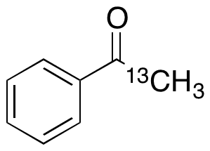 Acetophenone-13C - Chemical structure and product image