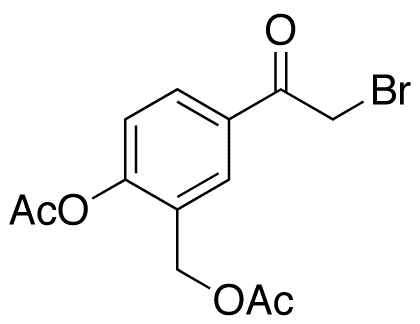 4-Acetoxy-3-acetoxymethyl-α-bromoacetophenone - Chemical structure and product image