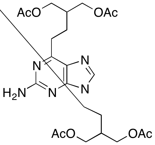 6-[4-Acetoxy-3-(acetoxymethyl)butyl] Famciclovir - Chemical structure and product image