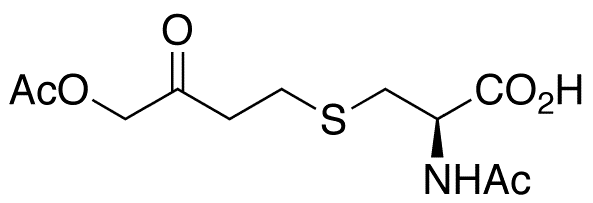 1-Acetoxy-4-(N-acetyl-L-cysteinyl)-2-butanone - Chemical structure and product image