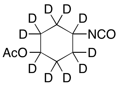 4-Acetoxycyclohexyl Isocyanate-d10 - Chemical structure and product image