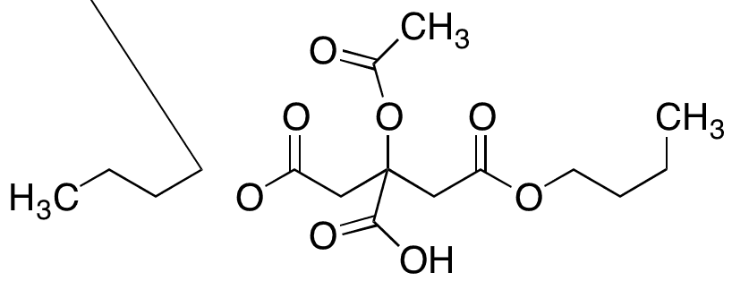 2-(Acetyloxy)-1,2,3-propanetricarboxylic Acid 1,3-Dibutyl Ester - Chemical structure and product image
