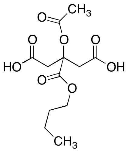 2-(Acetyloxy)-1,2,3-propanetricarboxylic Acid 2-Butyl Ester - Chemical structure and product image