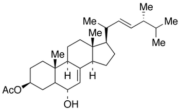 3β-Acetoxyergosta-7,22-dien-5α-ol - Chemical structure and product image