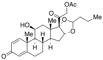 21-Acetoxy-11β-hydroxy-16α,17α-propylmethylenedioxpregna-1,4-diene-3,20-dione - Chemical structure and product image