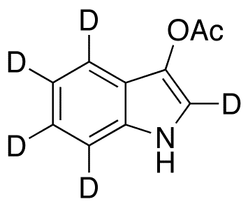 3-Acetoxyindole-d5 - Chemical structure and product image