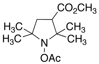 1-Acetoxy-3-methoxycarbonyl-2,2,5,5-tetramethylpyrrolidine - Chemical structure and product image