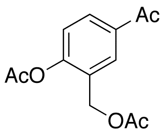 3-Acetoxymethyl-4-acetoxyacetophenone - Chemical structure and product image