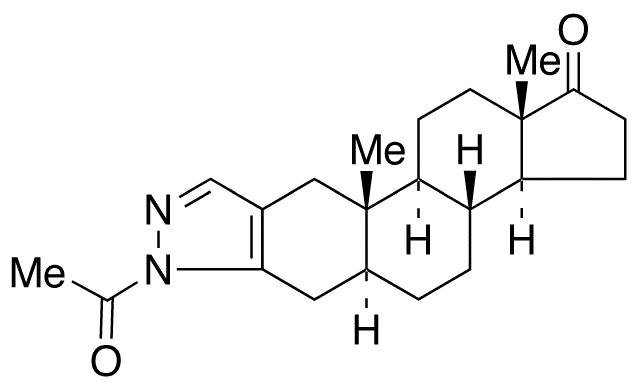 5 Alpha-N-Acetyl-2H-androst-2-eno[3,2-c]pyrazol-17-one - Chemical structure and product image