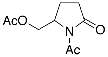 5-Acetoxymethyl-N-acetyl-2-pyrrolidinone - Chemical structure and product image