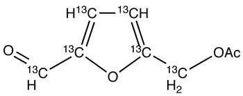 5-Acetoxymethyl-2-furaldehyde-13C6 - Chemical structure and product image