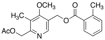 6-Acetoxymethyl-4-methoxy-5-methyl-3-pyridylmethanol o-Toluate - Chemical structure and product image
