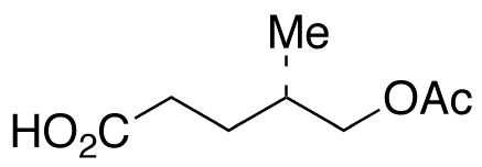 (S)-5-Acetoxy-4-methylpentanoic Acid - Chemical structure and product image