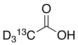 Acetic Acid-2-13C-2 2 2-d3 - Chemical structure and product image