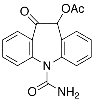 10-Acetyloxy Oxcarbazepine - Chemical structure and product image