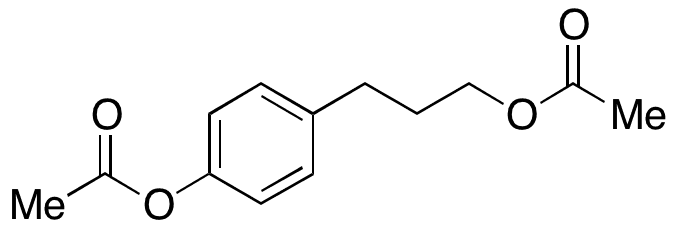 4-(3-Acetoxypropyl)phenyl Acetate - Chemical structure and product image