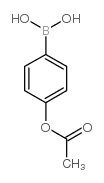 4-Acetoxyphenylboronic acid - Chemical structure and product image