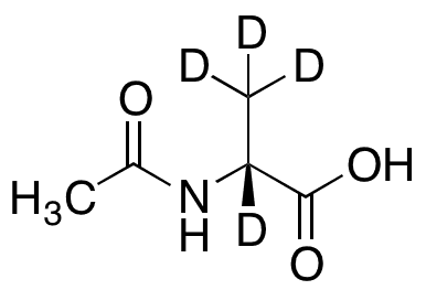 N-Acetyl-D-alanine-2 3 3 3-d4 - Chemical structure and product image