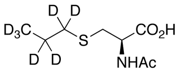 N-Acetyl-S-(propyl-d7)-L-cysteine - Chemical structure and product image