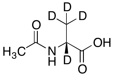 N-Acetyl-D-alanine-2 3 3 3-d4 - Chemical structure and product image