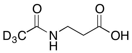 N-Acetyl-beta-alanine-d3 - Chemical structure and product image
