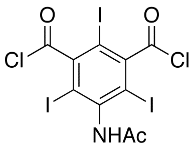 5-Acetamido-2 4 6-triiodoisophthaloyl Dichloride - Chemical structure and product image