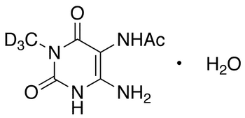 5-Acetylamino-6-amino-3-methyluracil-d3 Hydrate - Chemical structure and product image