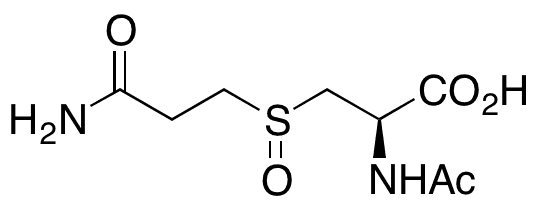 N-Acetyl-3-[(3-amino-3-oxopropyl)sulfinyl]-L-alanine - Chemical structure and product image