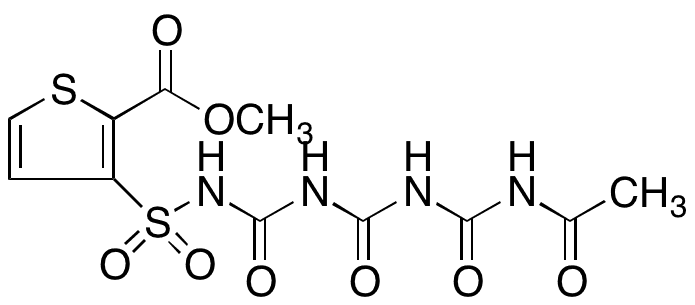 3-[[[[[[[(Acetylamino)carbonyl]amino]carbonyl]amino]carbonyl]amino]sulfonyl]-2-thiophenecarboxylic Acid Methyl Ester - Chemical structure and product image