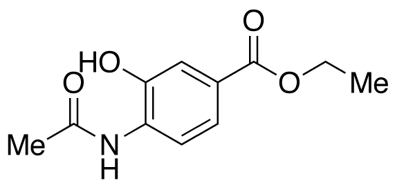 4-Acetylamino-3-hydroxybenzoic Acid Ethyl Ester - Chemical structure and product image