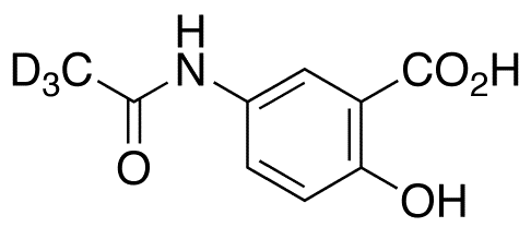 N-Acetyl Mesalazine-d3 - Chemical structure and product image