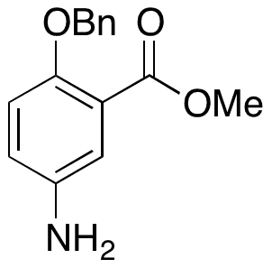 5-Amino-2-(phenylmethoxy)benzoic Acid Methyl Ester - Chemical structure and product image