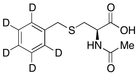 N-Acetyl-S-benzyl-d5-L-cysteine - Chemical structure and product image