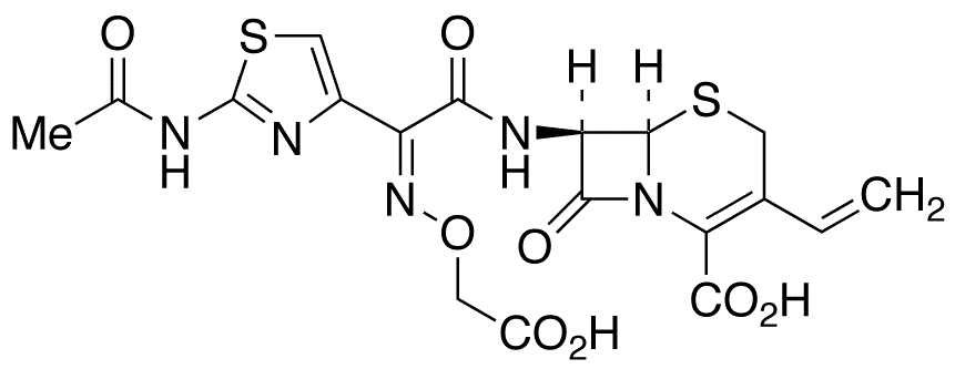 N-Acetyl Cefixime - Chemical structure and product image