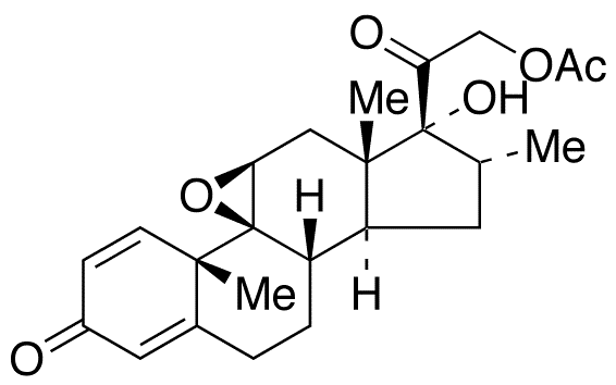 21-O-Acetyl Dexamethasone 9,11-Epoxide - Chemical structure and product image
