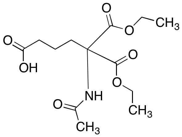 N-Acetyl 1,1-Diethylester 5-Aminopentanoic Acid - Chemical structure and product image