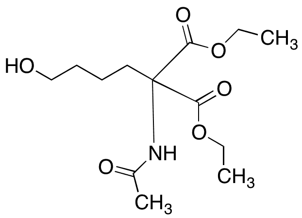 N-Acetyl 1,1-Diethylester 5-Aminopentaol - Chemical structure and product image
